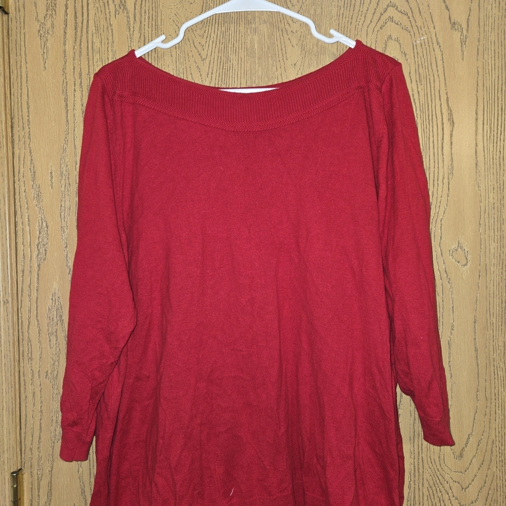 Worthington Vibrant Red Women's Sweatshirt
